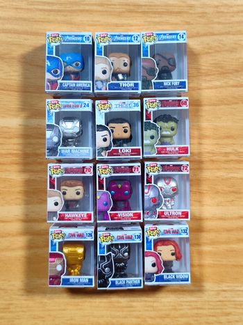 LOT COMPLET : 12 Figurines Funko Bitty Pop! - Marvel Studios