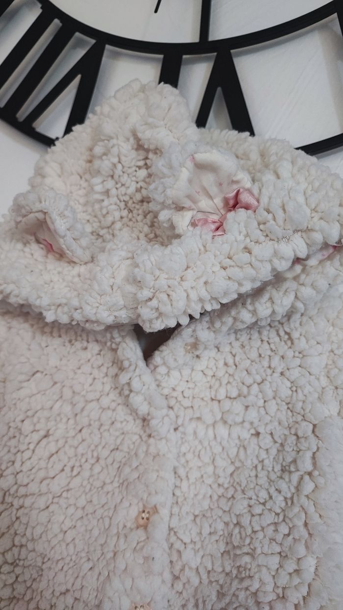 Manteau blanc Minnie 3 mois - photo numéro 4