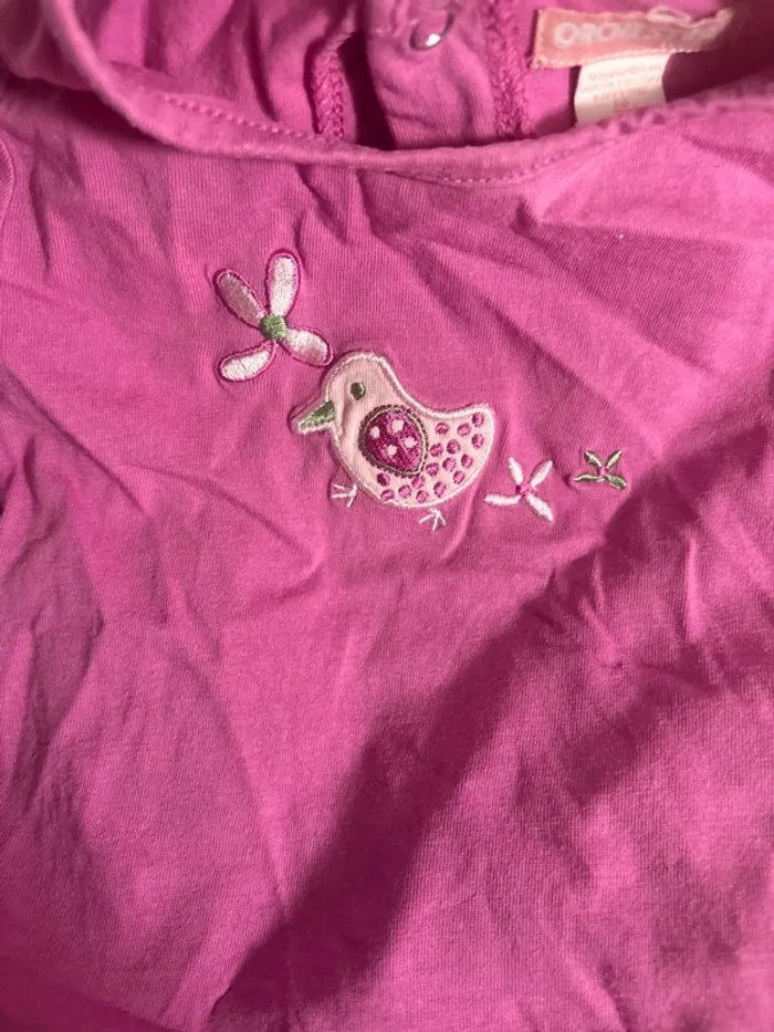 T shirt manche courte taille 3mois marque orchestra - photo numéro 2