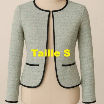 Veste chinée crème vert Vero Moda Taille S