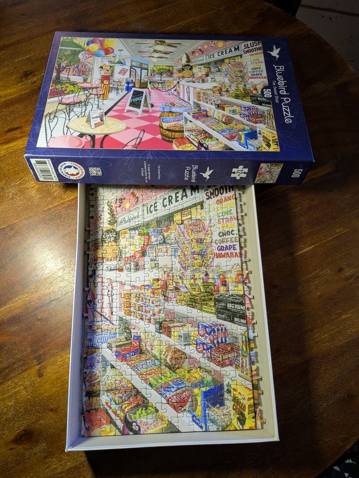 Magnifique puzzle The sweet shop Bluebird 500 pièces - photo numéro 3