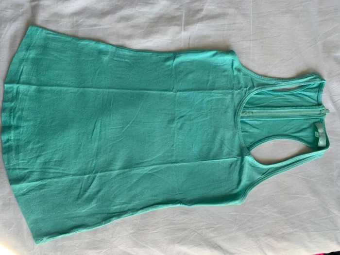 Débardeur vert clair Bershka