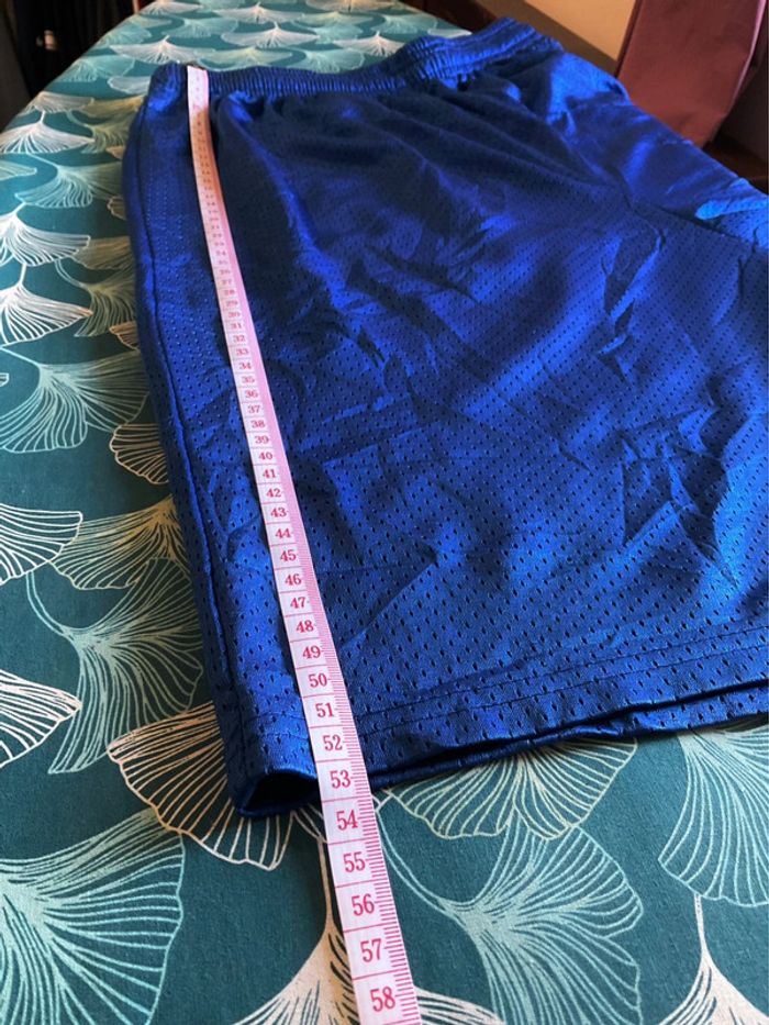 Short de sport bleu roy pour homme Alleson Athletic taille L 278 - photo numéro 5