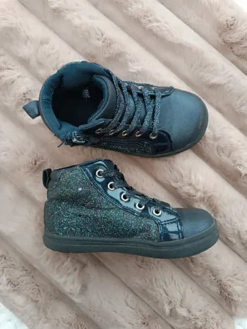 🔸 Chaussures Baskets Bleues Fermeture Éclair 24🔸