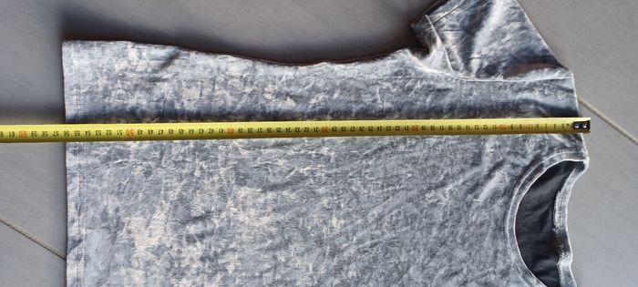 T shirt aspect velours gris clair - photo numéro 6