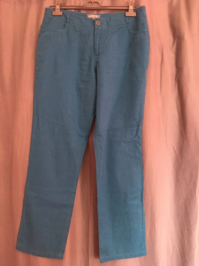 Pantalon lin cache-cache 42