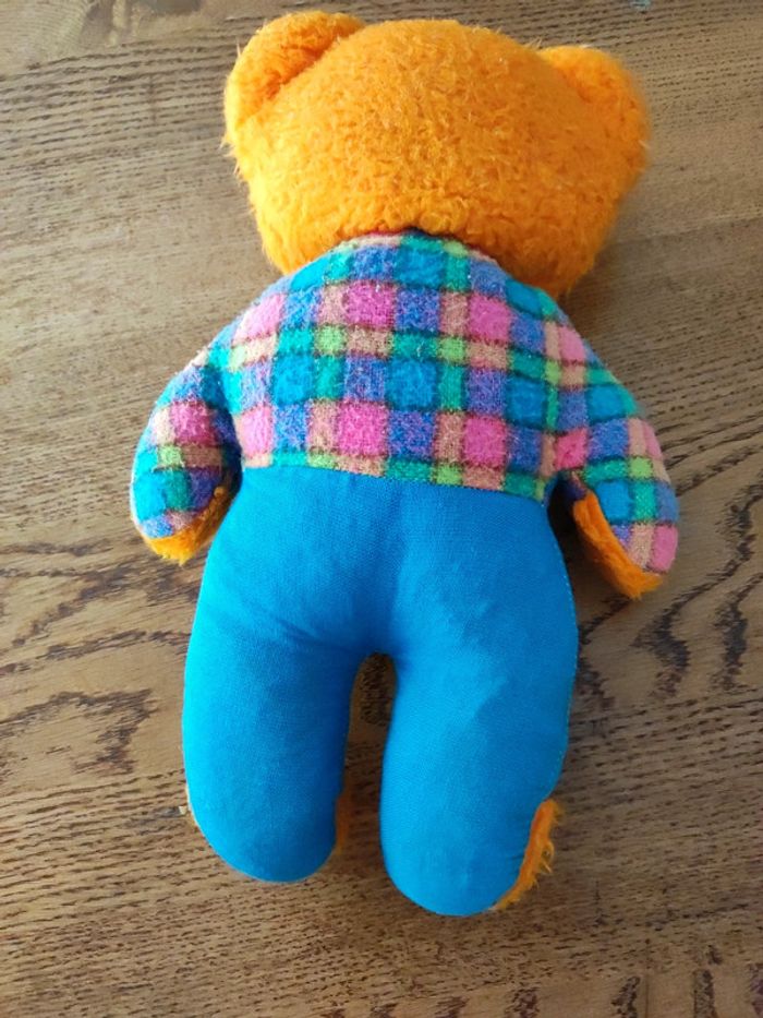 Nounours orange vintage - photo numéro 2