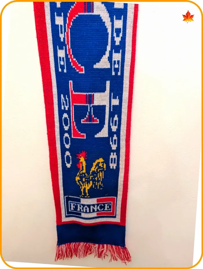 Écharpe Equipe de  France vintage - photo numéro 3