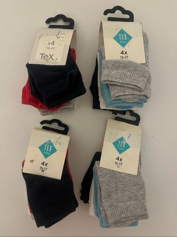 Lot 16 paires de chaussettes 15/17