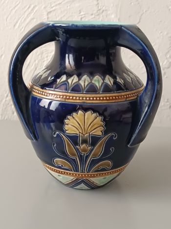 Vase Art nouveau Sarreguemines 