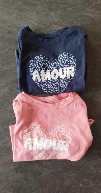 Polo manches longues "amour"