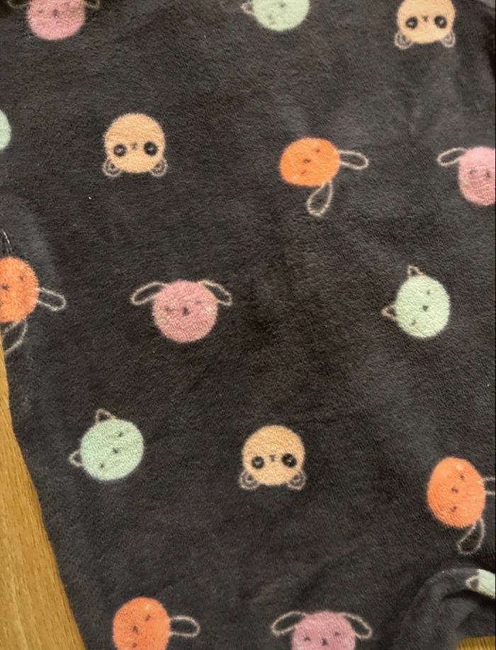 🩷 Pyjama velours Tex bébé – Animaux colorés - photo numéro 4