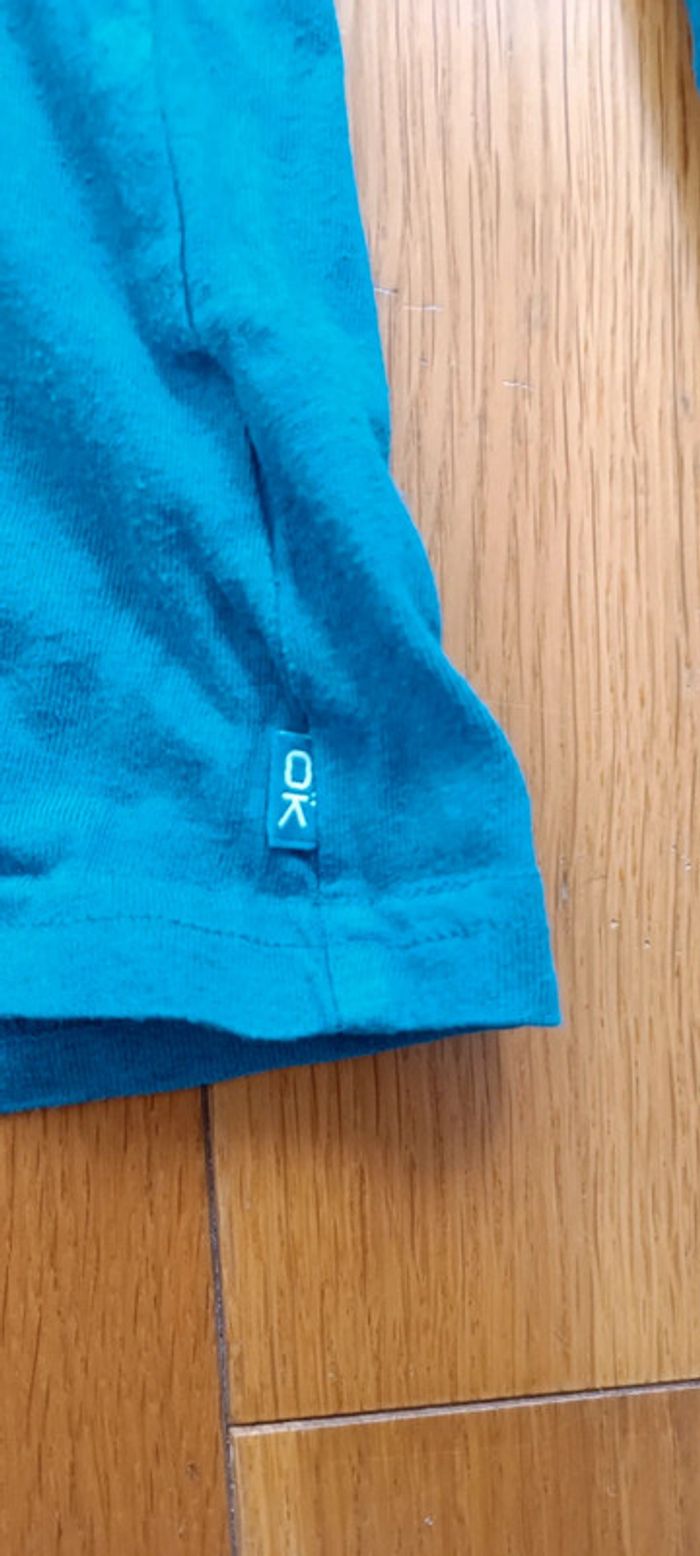 Pull col roulé manches longues bleu Okaïdi 8 ans - photo numéro 3