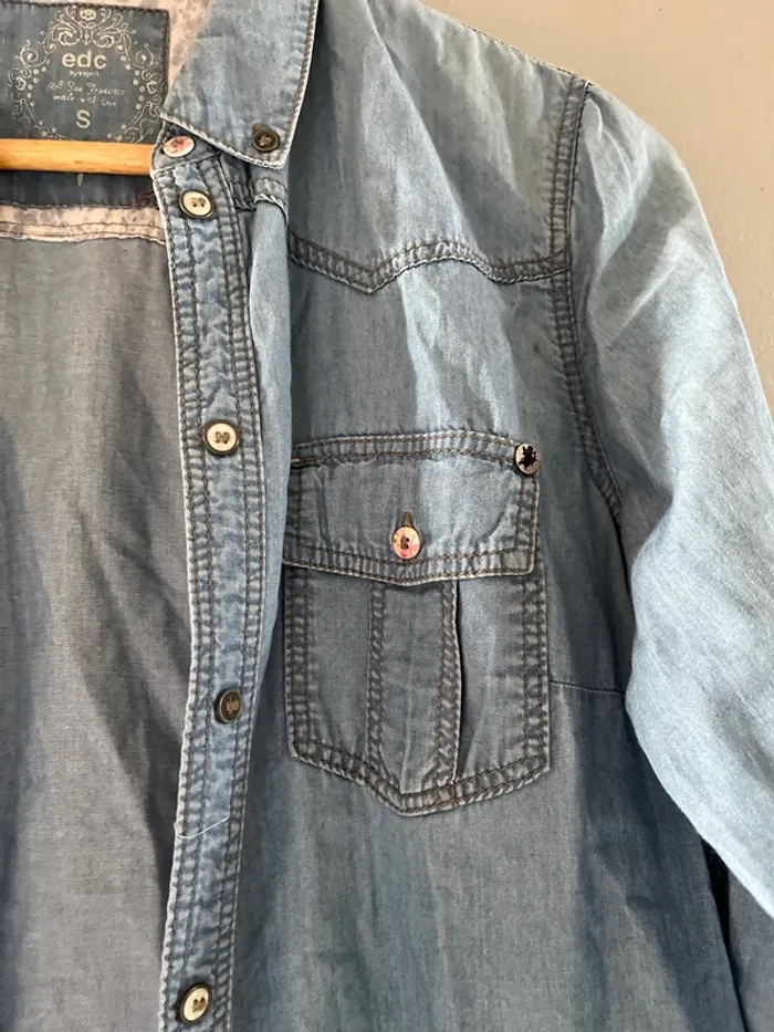 Chemise  edc by esprit en S - photo numéro 3