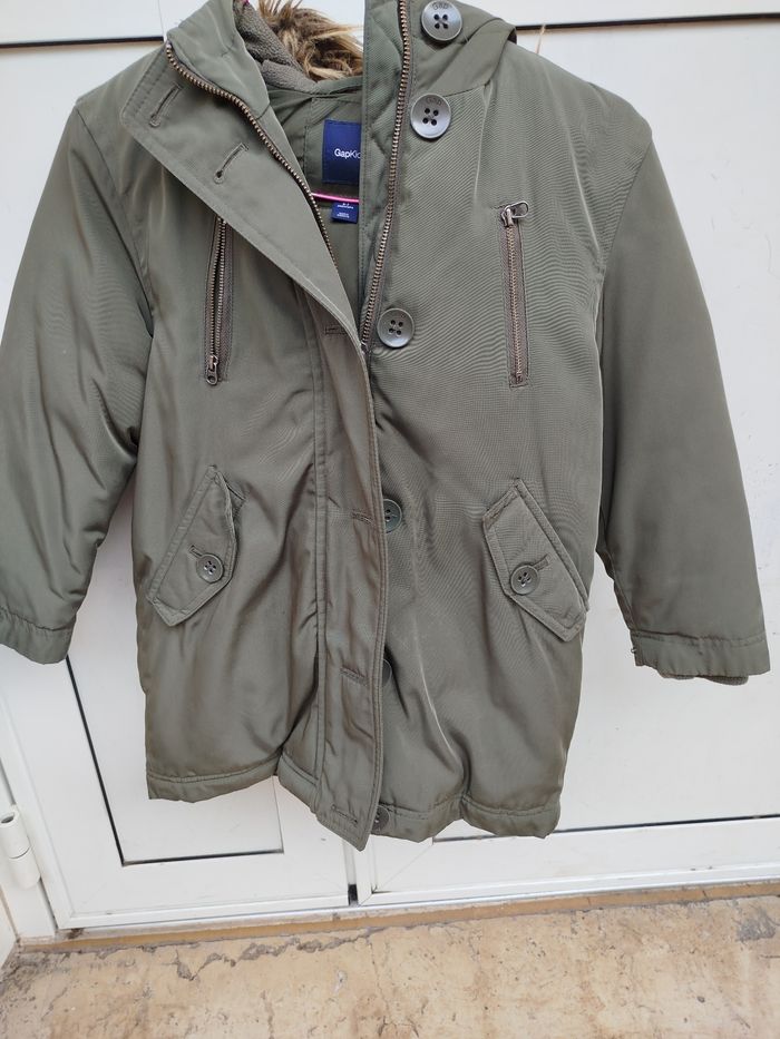 Manteau vert kaki gapkids 6 7 ans