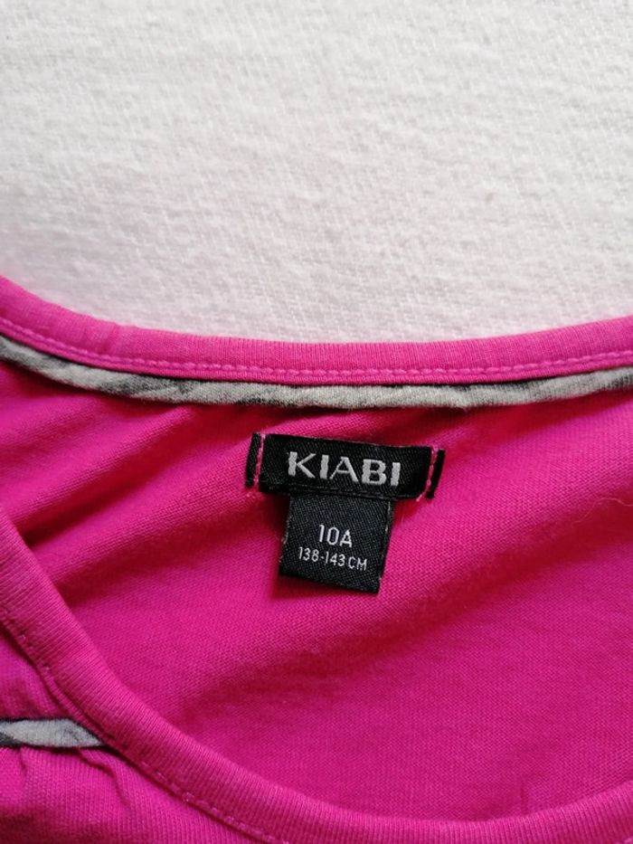 Pyjama short complet zèbre Kiabi taille 10 ans - photo numéro 4