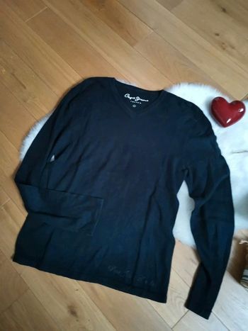 Pull col V noir | Pepe Jeans London | Taille L