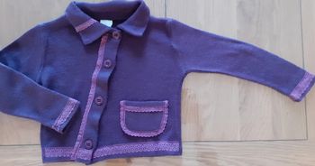 Gilet manches longues fille