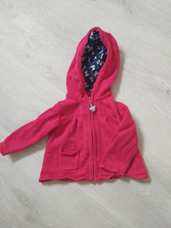 🦋 Gilet zippé SM 9 mois