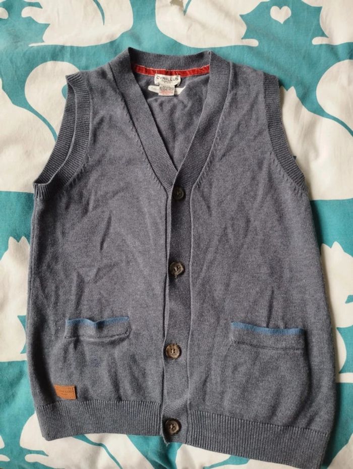 Gilet sans manches garçon Cyrillus taille 8 ans