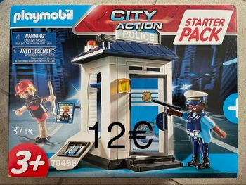 Playmobil 70498 City Action - Les policiers : Starter Pack bureau de police