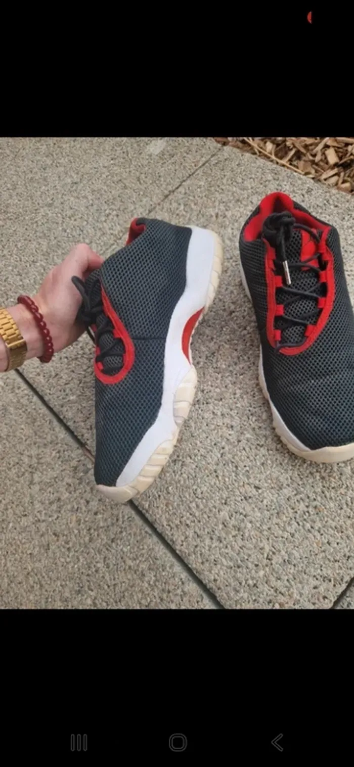 Nike Air Jordan Future Low homme taille 44 noir rouge - photo numéro 4