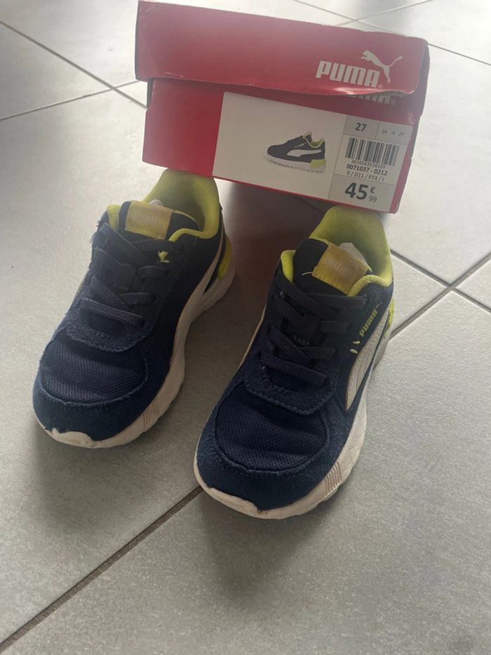 Basket légère puma garçon