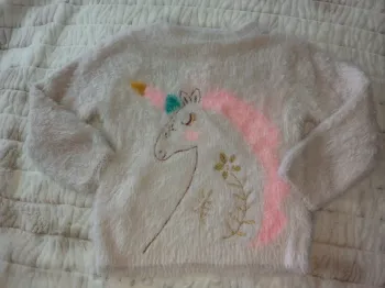 Magnifique pull chaud 5 ans fille