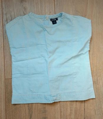 Blouse Tshirt jean souple Kiabi 12 mois