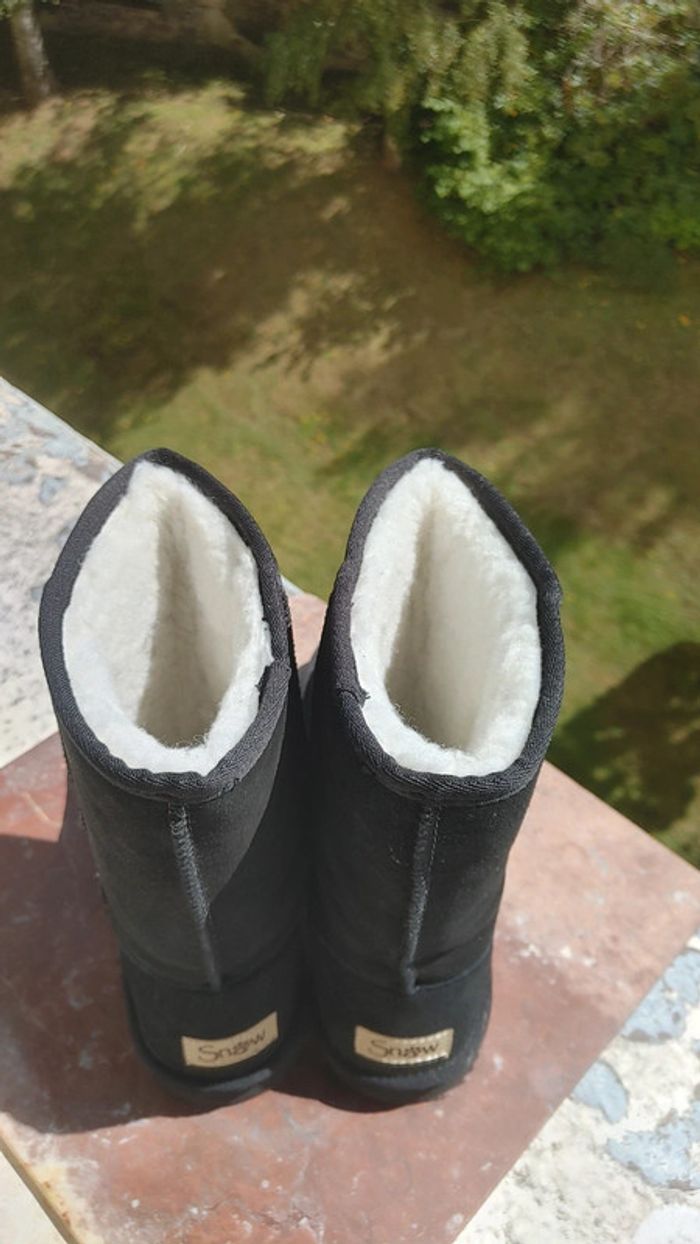 Botte hiver neige doublé en laine - photo numéro 6