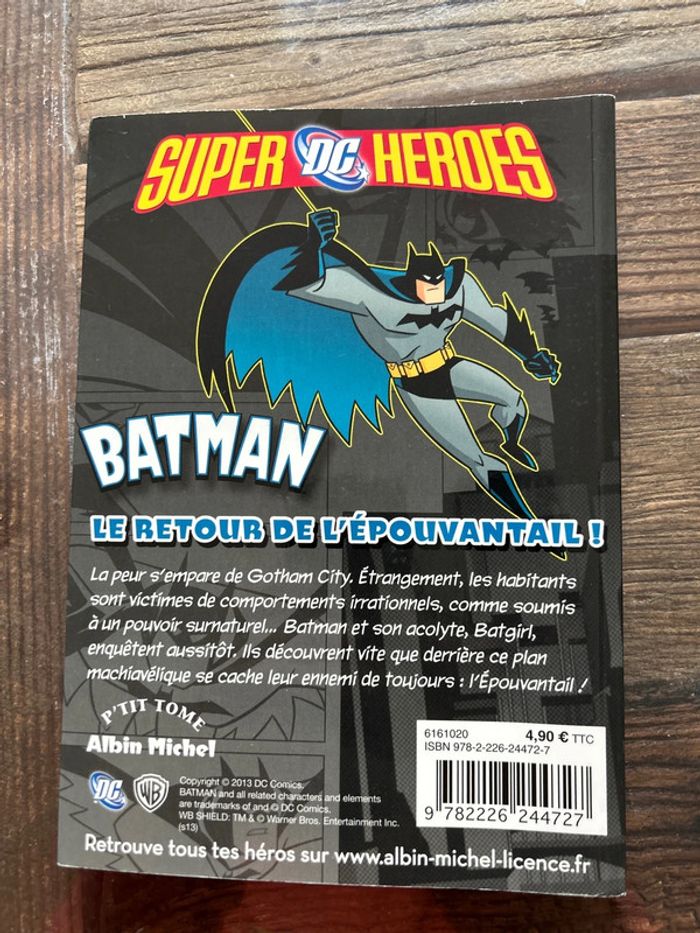 Lot de 2 livres - super Dc héroes - Batman comics - le retour de l’épouvantail et gare au joker - photo numéro 4