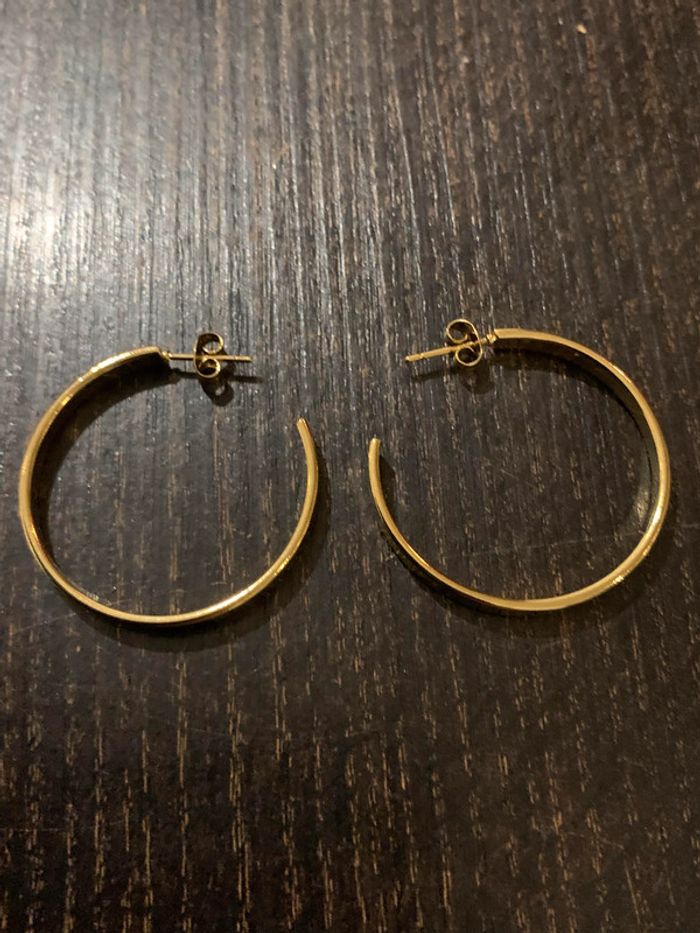 Boucles d'oreilles acier - photo numéro 2