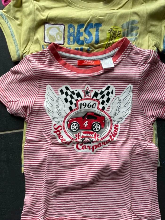 Lot 5 t shirts manches courtes - photo numéro 2
