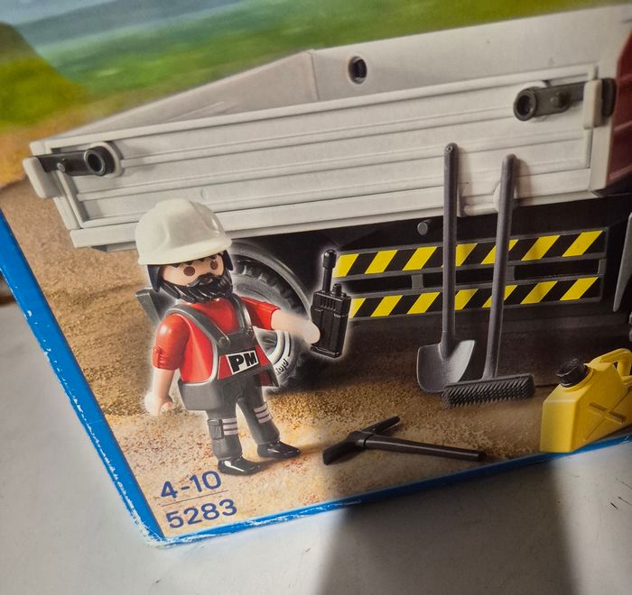Playmobil 5283 camion benne de chantier avec ouvrier action city - photo numéro 2