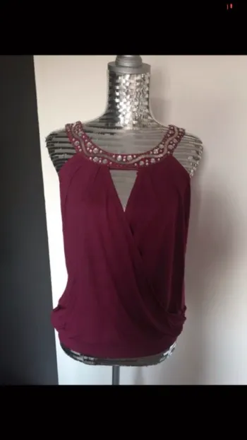 Top effet caché Coeur taille 36