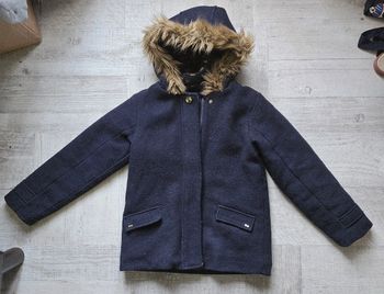 Caban doublé 10 ans fille