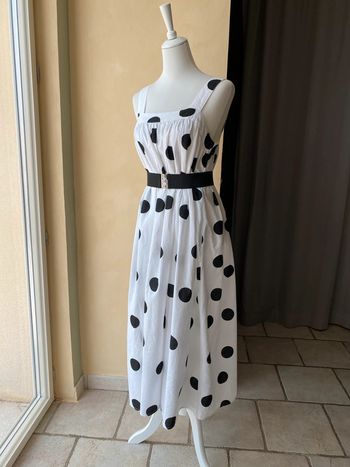 Robe longue à pois Asos 38