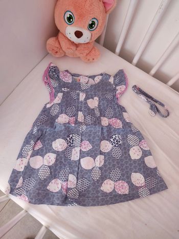 Robe+bandeau taille 12 mois