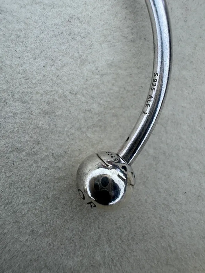Bracelet Jonc ouvert Pandora Authentique en Argent Taille 2 - photo numéro 3