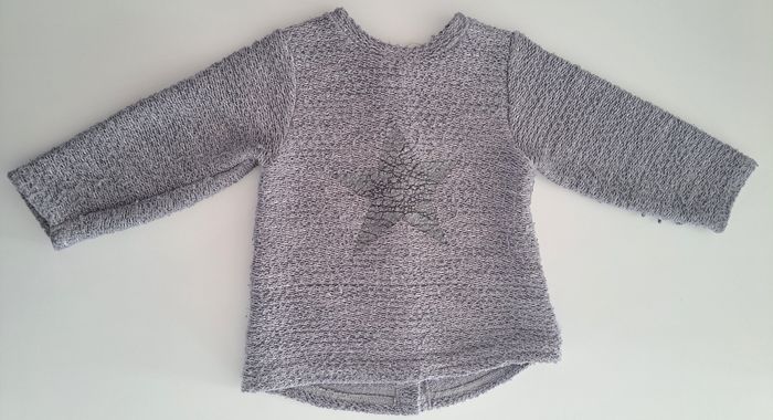 Pull avec étoile pailletée fille 24 mois BE - photo numéro 8