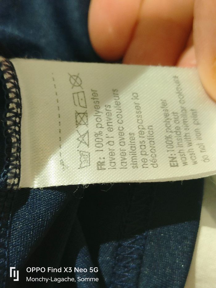 T-shirt 4ans FFF France 2 étoiles 1€ -50% dès 2 achetés - photo numéro 4