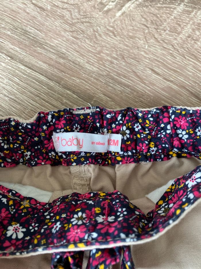 Pantalon fleuri 12 mois - photo numéro 3