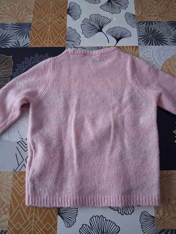 Pull de Noël fille rose chat 2-4 ans - photo numéro 8