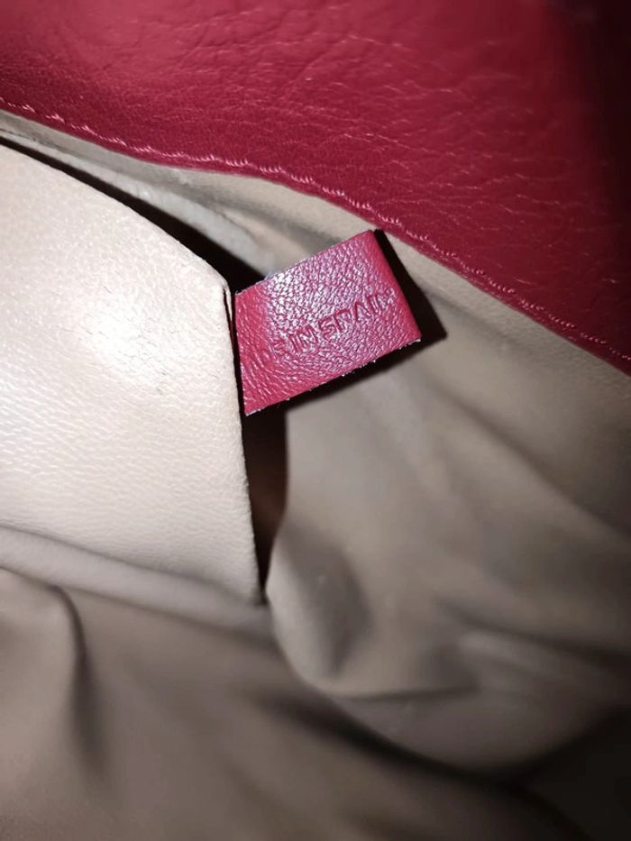 Sac Lancel cuir rouge vintage - photo numéro 15