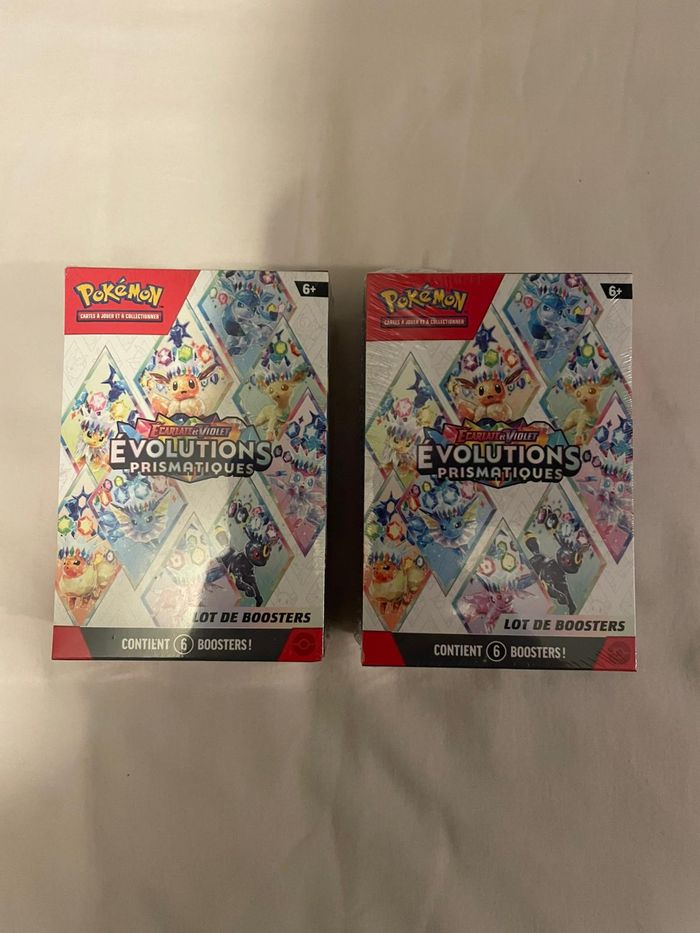 Pokémon - Lot de 2 bundles Évolutions Prismatiques scellés FR (EV8.5)