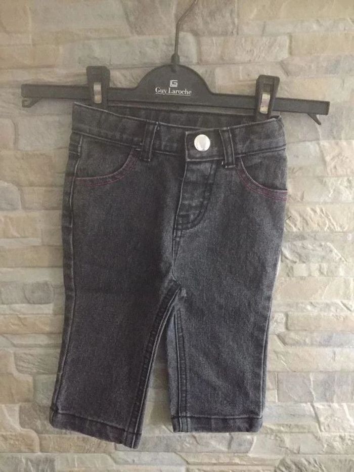 Jean noir et rose 6M