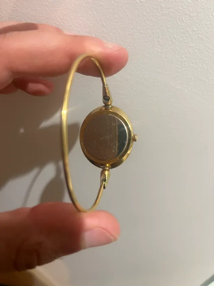 Belle montre bracelet femme Michel Herbelin plaqué or - photo numéro 3