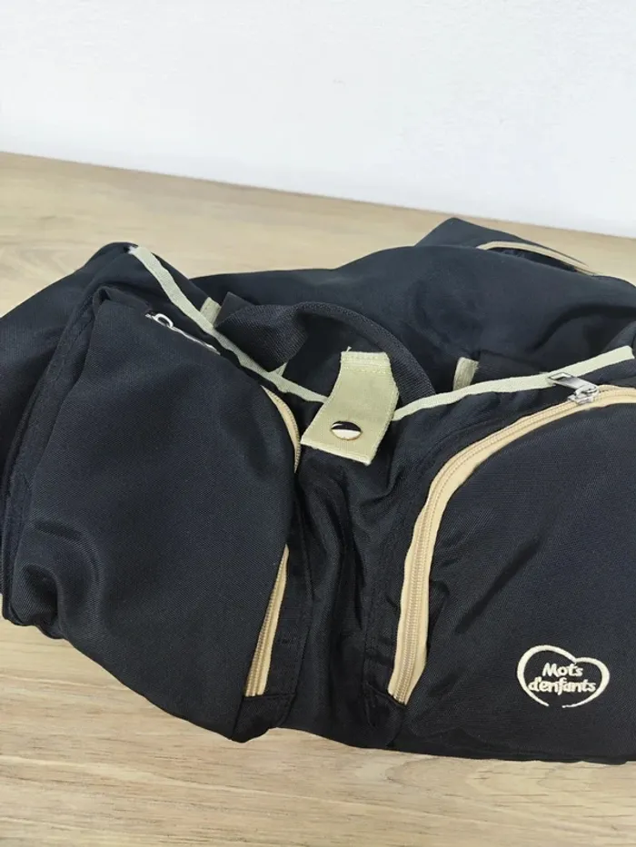 Sac fourre tout mots d'enfants, très bon état, 38x25cm - photo numéro 5