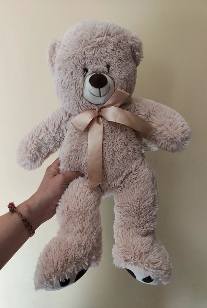 peluche ours articulé ancien playweel toys doudou ourson vintage 36 cm | Rakuten