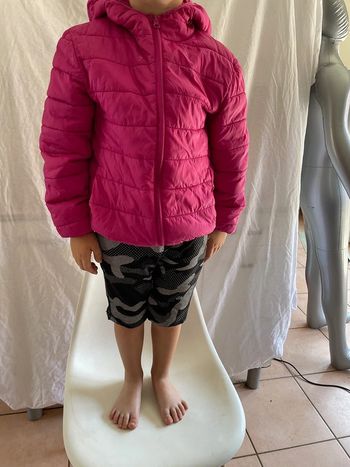 Doudoune Tex rose taille 6 ans / 116 cm